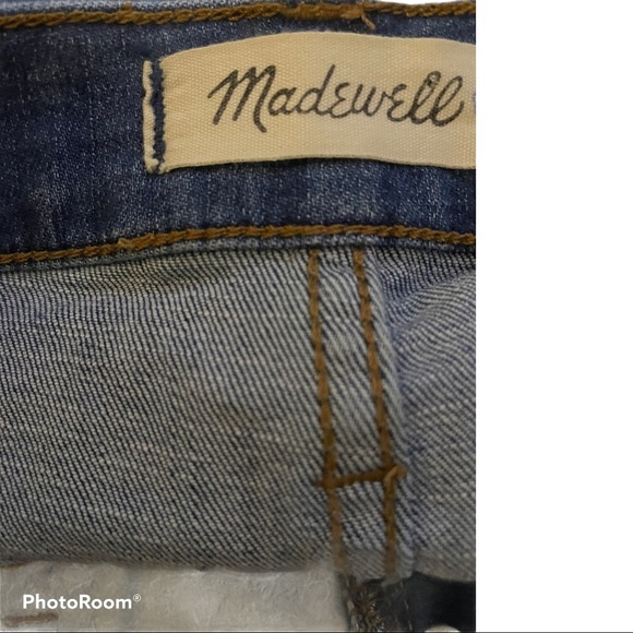 Madewell high rise button fly cuffed jean shorts Size 24 - Picture 6 of 7